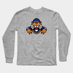 Retro Hip Hop Tiger Long Sleeve T-Shirt